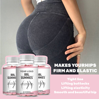 Complément de musculation naturel : Gummies pour l'amélioration des fesses et des hanches, courbes magnifiques, Gummies BBL avec Vitamine E pour les fesses