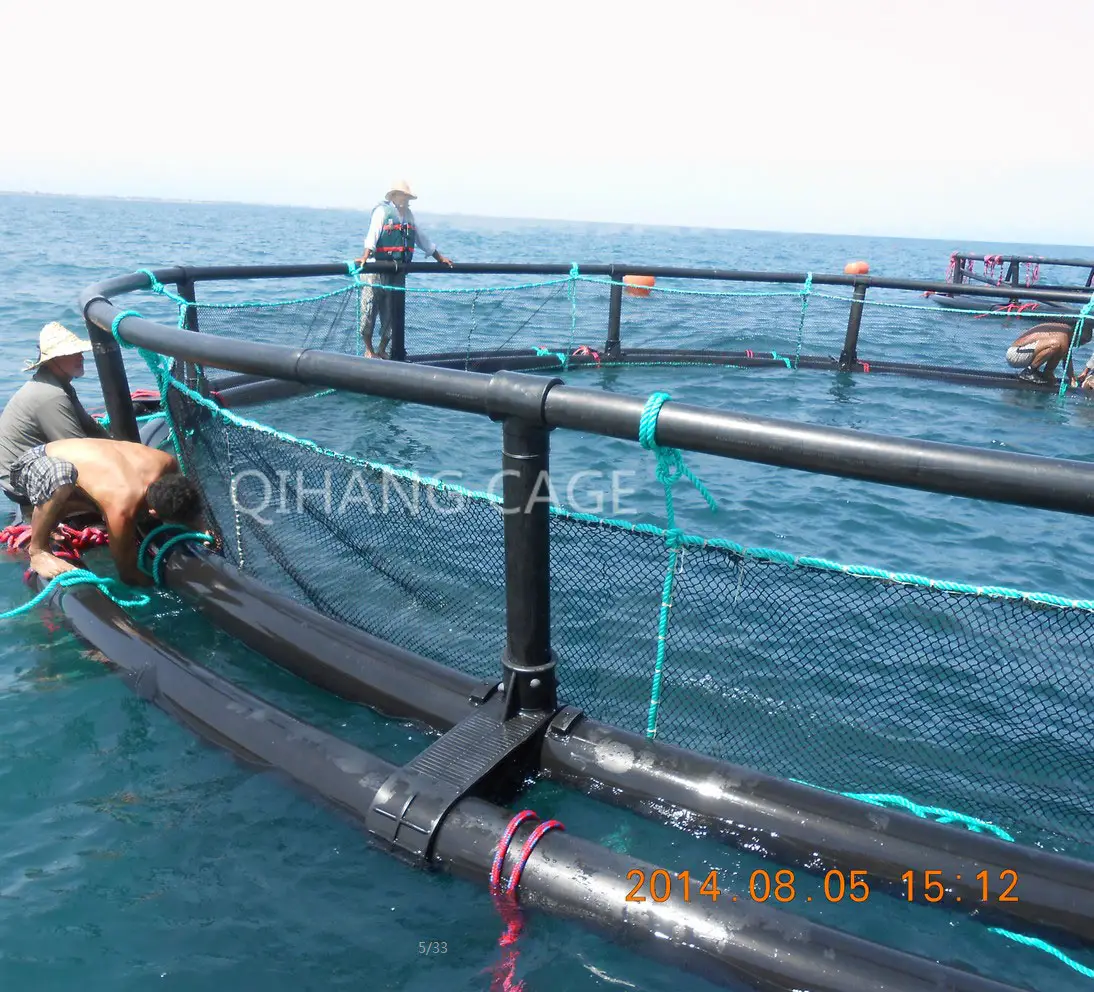 Soportes de estante flotante para redes de cultivo de peces, equipo de acuicultura, jaula para tilapia