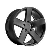 JJSEES Jantes de voiture forgées sur mesure à 5 branches, 18-22 pouces, finition noir brillant ou mat, entraxes 5x112 5x114.3, ET personnalisé pour Audi BMW Tesla Toyota Honda