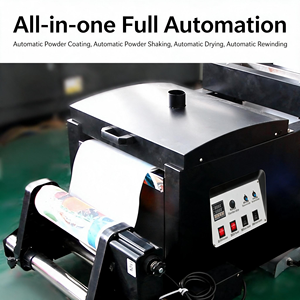 Nouvelle machine de séchage et de saupoudrage DTF 800W 300mm entièrement automatique à enroulement par induction pour imprimante, film de transfert PET, transfert thermique sur T-shirt - Product Image 3
