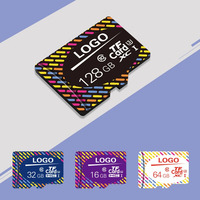 Offre Spéciale cartes mémoire Micro personnalisées TF & SD 64GB-256GB Compatible avec Smartphone MP4 caméra DVR V30 vitesse pour téléphones mobiles