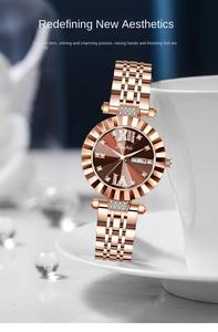 Diseñador 2024 último pequeño dial de cuarzo impermeable Luz de lujo estilo minimalista nicho reloj de mujer al por mayor - Product Image 6