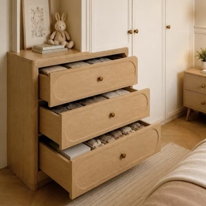 Dormitorio BALOM con Sistema de Cajones, Puerta de Madera con Bisagras, Cierre Suave, Madera Sólida, Color Personalizado, Directo de Fábrica OEM - Product Image 5