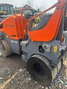 Used HAMM HD35VT 3 ton <b>Vibrating</b> Compactor Bomag <b>Small</b> Vibratory Road Roller - Product Image 4