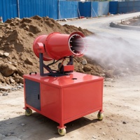 Canon à brouillard haute pression 40m avec atomisation à fine brume pour le contrôle de la poussière dans les zones minières