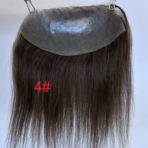 Flequillo Falso Transparente Ultrafino de PU para Hombre, Reparación de Línea Frontal Grande, 7x16cm, Puede Permanecer y Teñirse - Product Image 2