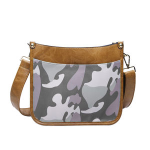 By Sea RTS-bandolera de piel sintética con cremallera para mujer, bolso cruzado de camuflaje, informal, 25 unidades - Product Image 5