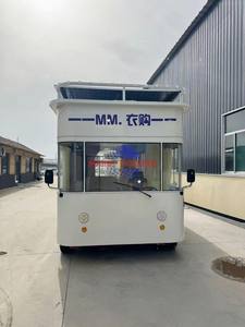 Customizable <b>Mini</b> Outdoor Service Cart Towable Mobile Food Truck for Coffee & Ice Cream Catering Full Kitchen Equipment Included - Product Image 4