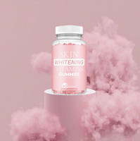 Gummies éclaircissantes pour la peau sous marque privée, multivitamines, complexe vitaminique avec glutathion pour éclaircir les cheveux et la peau