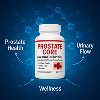 Supplément de base de prostate 60 capsules Flourisher pour la santé urinaire et de la prostate