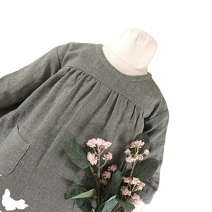 Patrons <span class=keywords><strong>de</strong></span> <span class=keywords><strong>couture</strong></span> pour filles et bébés Robes à épaules tombantes Manches longues Manches courtes Col rond Personnalisé - Product Image 6