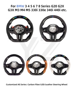 Volante Deportivo de Fibra de Carbono con LED Personalizado YZ para <span class=keywords><strong>BMW</strong></span> Serie 3 4 5 6 7 8 G20 G2X G3X M3 M4 M5 330i <span class=keywords><strong>330e</strong></span> 340i 440i - Product Image 4