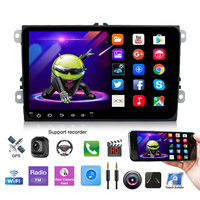 Lecteur DVD d'écran de voiture Android 9 pouces pour VW Magotan/Caddy/Sagitar/CC/Polo/Golf/Golf 5/Golf 6 2006-2012