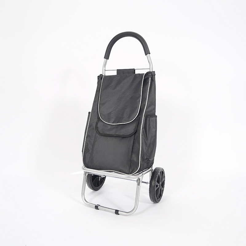 Practical Polyester Folding Shopping Trolley with
