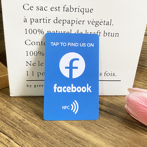 13.56MHz 504 byte nhựa lập trình <span class=keywords><strong>NFC</strong></span> tap thẻ phương tiện truyền thông xã hội nfc215 Google xem xét thẻ - Product Image 6