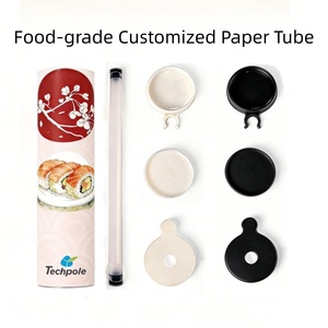 علب تغليف السوشي القابلة للطي صديقة للبيئة بتصميم وشعار مخصص، علب ورقية للطعام بدرجة غذائية - Product Image 4