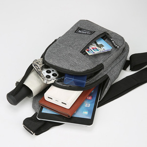 <span class=keywords><strong>Sac</strong></span> Poitrine <span class=keywords><strong>Homme</strong></span> Tendance Oxford en <span class=keywords><strong>Bandoulière</strong></span> pour Extérieur, Sport et Voyage, Couleur Unie, Décontracté, Multifonctionnel, <span class=keywords><strong>Sac</strong></span> de Taille pour Téléphone - Product Image 2