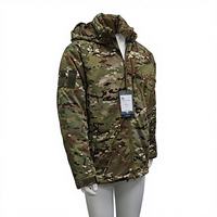 Veste tactique d'hiver VANDA Multicam Camouflage, coupe-vent respirante durable, manteau à capuche isolé pour la randonnée et le camping