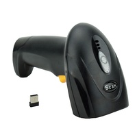 Lecteur de codes-barres sans fil 1D, scanner laser portable, récepteur 2.4G pour supermarché POS