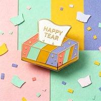 Gran Oferta Nuevo Pin de Solapa de Esmalte Duro de Alta Calidad con Diseño Positivo, Regalo para Salud Mental, Accesorios Personalizados al por Mayor