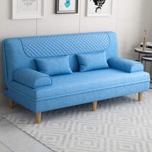 <b>Folding</b> <b>Sofa</b> <b>Bed</b> Dualuse Living Room Multifunctional Lazy <b>Sofa</b> Lunch <b>Bed</b> Retractable Small Family Single <b>Sofa</b> <b>Bed</b> With Mattress - Product Image 1