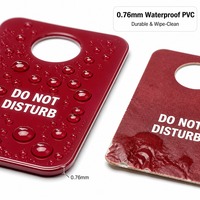 Colgadores de Puerta con Acabado Brillante, Venta al Por Mayor Directa de Fábrica, Impresión de Logotipo Personalizado, Calidad Premium para Servicio a Huéspedes de Hoteles de Primera Categoría