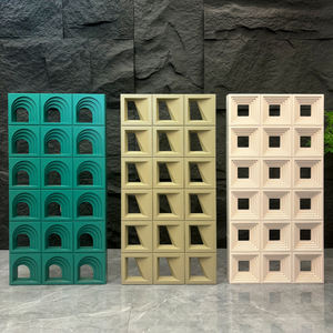 ABS Nine Palace Grid Décoration 3D Panneau d'espace Léger Nine Palace Grid Étanche Résistant au feu Mur externe Fait Ciment - Product Image 3