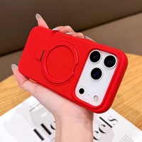 Coque en silicone liquide magnétique pour iPhone 17 Pro, étui de protection en silicone liquide pour iPhone 18 Pro Max avec recharge sans fil