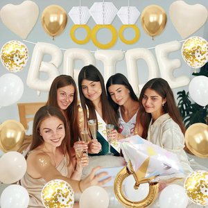 <span class=keywords><strong>Kit</strong></span> de Decoración para Despedida de Soltera, Banda de Futura Novia, Velo, Pegatinas de Tatuajes, Cortinas de Aluminio, Globos, Artículos para Fiesta de Despedida de Soltera - Product Image 6