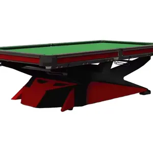 Factory Direct Sale Professional 9ft Chinese Black Eight-ball Billiard Pool Table