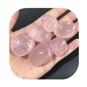Оптовая продажа, кристаллы 20-30 мм, лечебные минералы, драгоценный камень, натуральный розовый кварц, кристаллы для покупателя