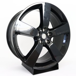 Rines de Aleación Negros Brillantes de 22 Pulgadas, <span class=keywords><strong>5</strong></span> Radios, L8B31007AC para Land Rover Defender 110 <span class=keywords><strong>90</strong></span> V8 Edición Carpathian, Fundición de Aluminio - Product Image 1