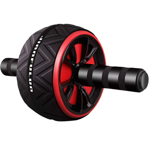 Biểu Tượng Tùy Chỉnh <span class=keywords><strong>ABS</strong></span> Màu Đen Và Màu Đỏ Cổ Điển Đào Tạo Cơ Bắp Tập Thể Dục Phụ Kiện Phòng Tập Thể Dục Roulette Bụng AB Con Lăn Bánh Xe Cho Tập Thể Dục - Product Image 1