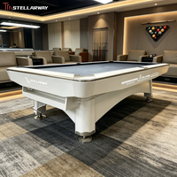 Table de billard américaine Stellarway 9 pieds, 2,5 cm, ardoise bleue Jiujiang, retour automatique des billes, vente en gros pour clubs