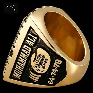 Bague de championnat de boxe lourde en alliage, commémorative pour les fans, inspirée de Mohammed Ali, vente en gros - Product Image 4