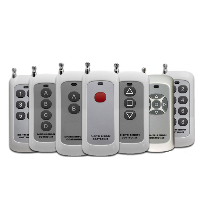 433Mhz Long Range Wireless <strong>RF</strong> <strong>Remote</strong> Control 1527 <strong>Learning</strong> <strong>Code</strong> Transmitter 2/4/6/8 Buttons for Smart Home Garage Door Opener