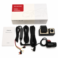 Caméra de tableau de bord WiFi double objectif A2 4K+1080P avec écran IPS 3,16 pouces, ADAS et surveillance de stationnement 24h/24, DVR automobile
