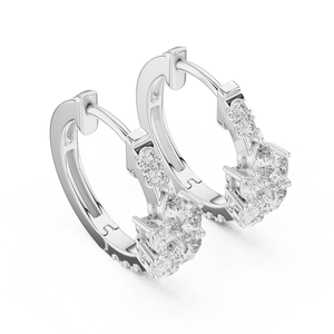 Pendientes de Diamantes Cultivados en Laboratorio para Mujer, Diseño de Moda, Corte Elegante, Joyería para Bodas y Fiestas - Product Image 3
