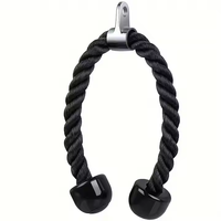 Système de gymnastique Triceps Corde LAT Pull Down Bar Poids Câble Poulie Triceps Trainer