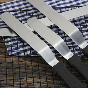 Espátulas de <span class=keywords><strong>Acero</strong></span> <span class=keywords><strong>Inoxidable</strong></span> Rectas y Angulares de 6/8/10/12 Pulgadas para Decoración de Pasteles y Repostería - Product Image 6