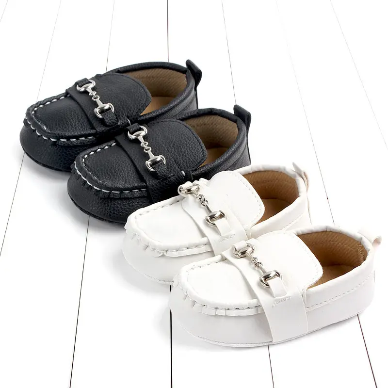 Vintage Baby Leather Shoes First Walkers Moccasins Non-slip Cork Sole Slip on Style Baby Casual Toddler Shoes