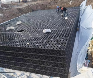 Geocellular <span class=keywords><strong>soakaway</strong></span> cung cấp và lắp đặt hệ thống bể nước mưa cho dự án bền vững đô thị Abu Dhabi UAE - Product Image 2