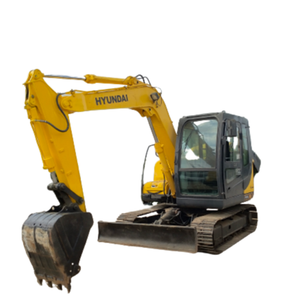 Mini-excavatrice compacte d'occasion en bon état, Hyundai 80-7, 8 tonnes, matériel agricole d'occasion - Product Image 1