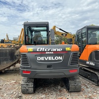 Nouvelle mini-excavatrice sur chenilles Doosan Develon DX60 2025 avec moteur et pompe Doosan, haute efficacité opérationnelle, en promotion