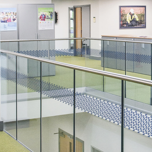 Lan can kính cường lực U kênh lan can kính bên gắn lan can - Product Image 3