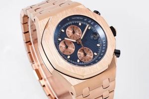 Reloj Mecánico Automático de Alta Calidad al por Mayor, 42 mm, Movimiento 3126, Cronógrafo Multifunción, Reloj Dorado - Product Image 3