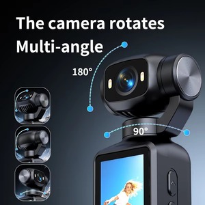 180. Mini Cámara con Pantalla Giratoria, Video 4K, Vlog en Vivo para YouTube y TikTok, Funciones: Tomar Fotos/Grabar Video 4K - Product Image 2