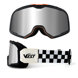 Mx908 रेट्रो विंटेज मोटरसाइकिल गोगल्स विंडप्रूफ 100% uv संरक्षण कस्टम ओम मोटोक्रॉस गोगल - Product Image 3