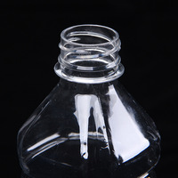 Bouteilles PET Carrées Transparentes de 500 ml pour Eau Minérale, Bouteilles de Boissons Jetables en Plastique pour Jus et Autres Boissons