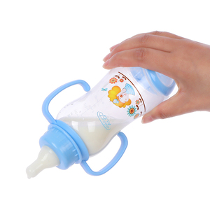 Bouteille d'alimentation en plastique de qualité alimentaire <span class=keywords><strong>9</strong></span> oz 260 ml Bouteilles d'alimentation pour bébé avec poignée - Product Image 3
